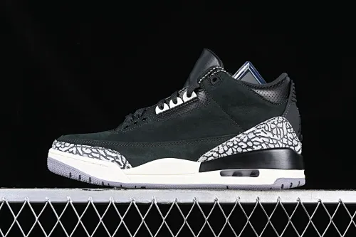 All categories Air Jordan Jordan series basketball shoes Air Jordan 3 foreign trade version Air Jordan 3 Retro "Off Noir" AJ3 Joe 3 old black cement CK9246-001